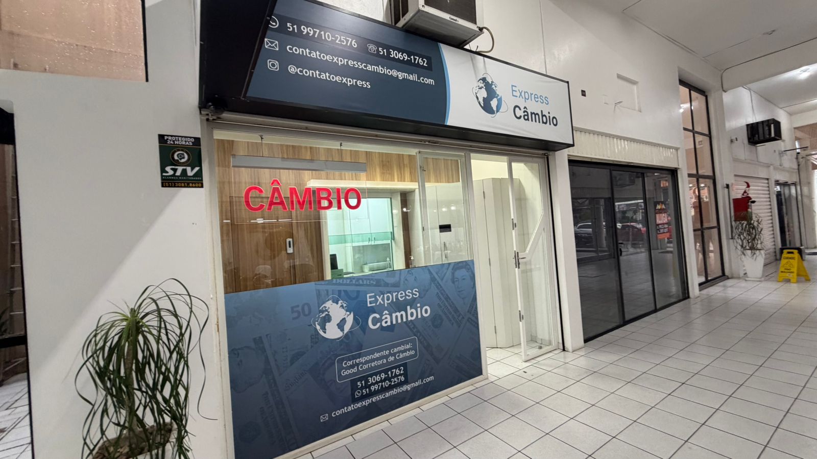 Sala comercial blindada em Novo Hamburgo