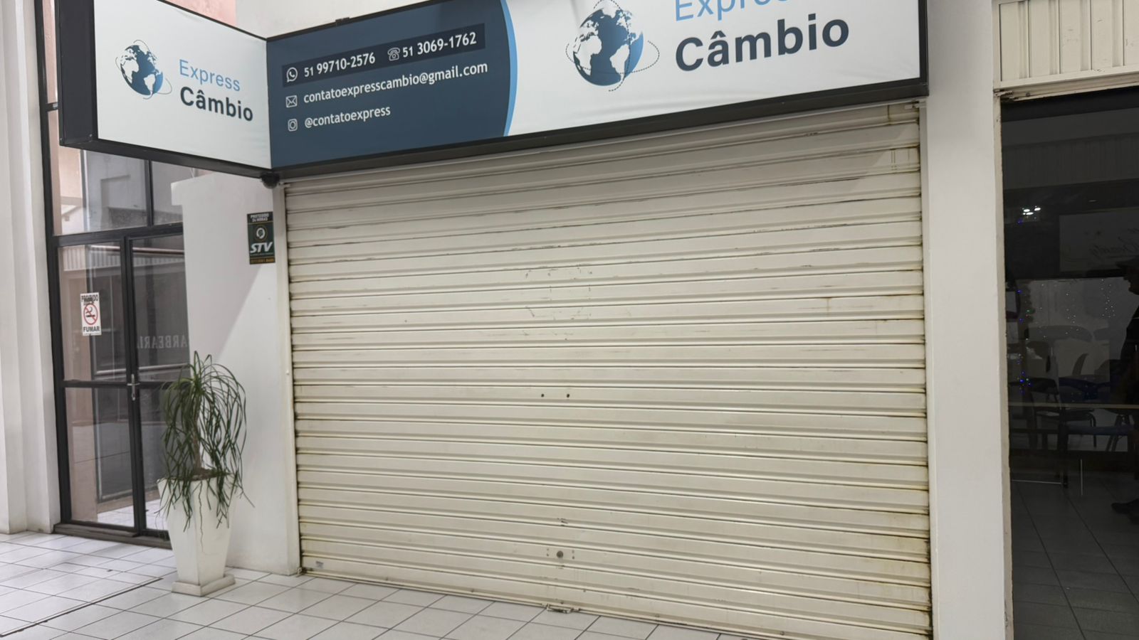 Sala comercial blindada em Novo Hamburgo